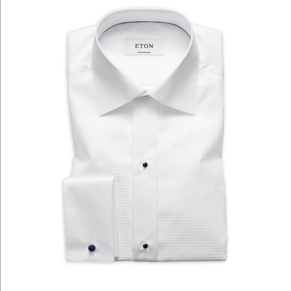 Eton Evening Jacquard Contemporary-Fit Shirt - Picture 2 of 4